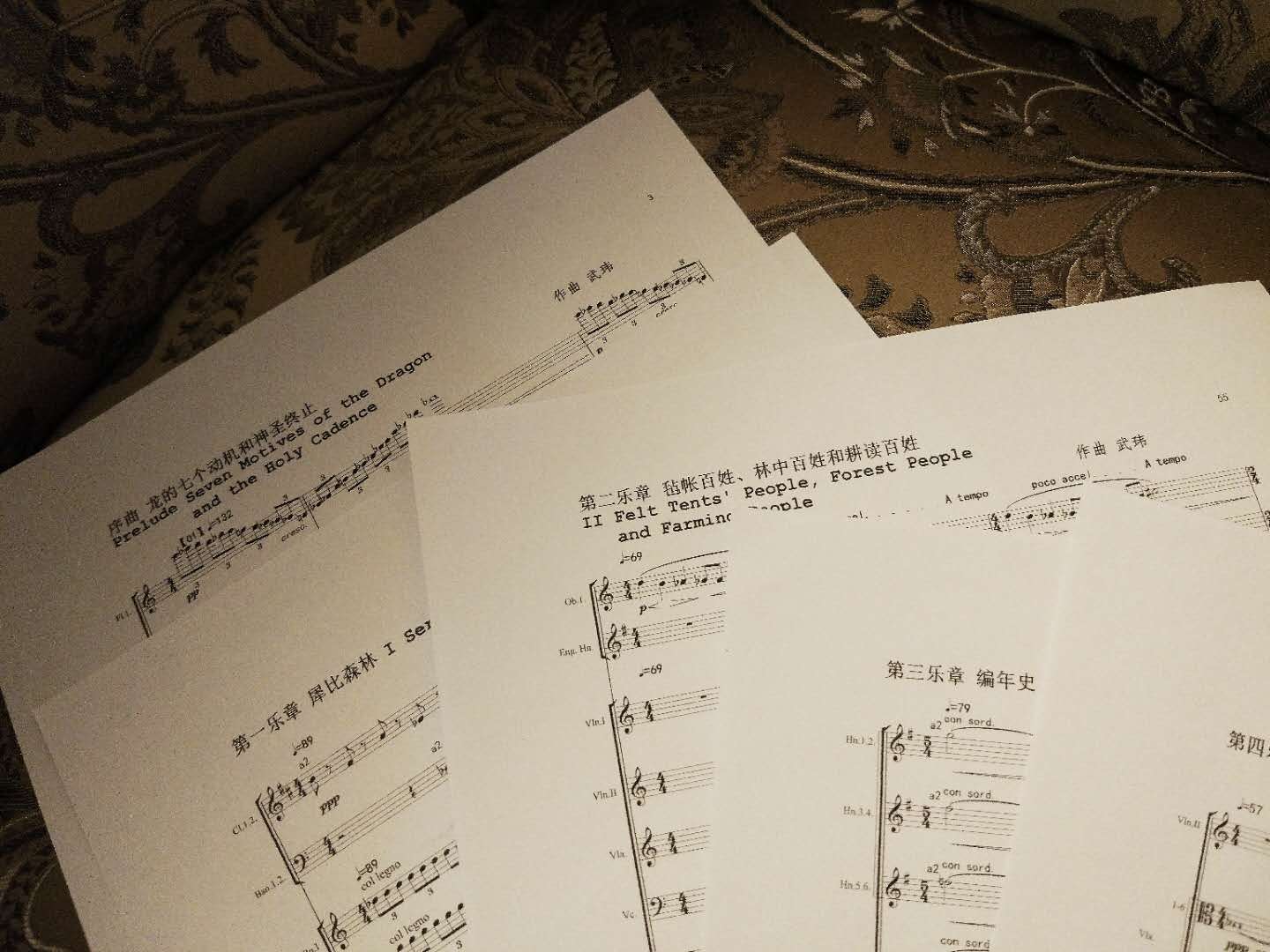 武玮第一交响乐完成 获索菲亚交响乐峰会作曲比赛大奖