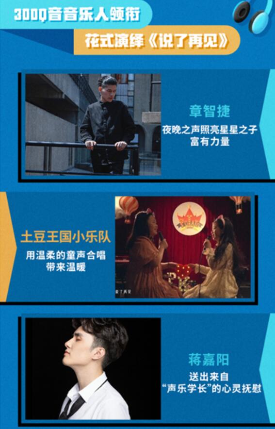 300Q音音乐人花式演绎《说了再见》,带动全网为自闭症群体发声