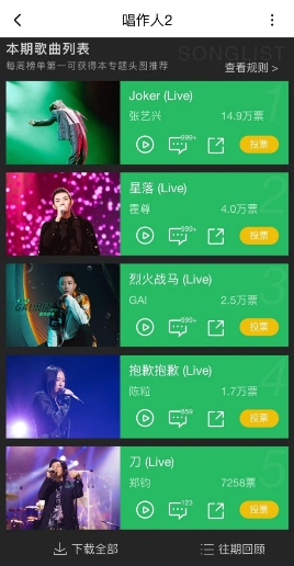 《我是唱作人2》张艺兴勇夺榜首,音频锁定酷狗