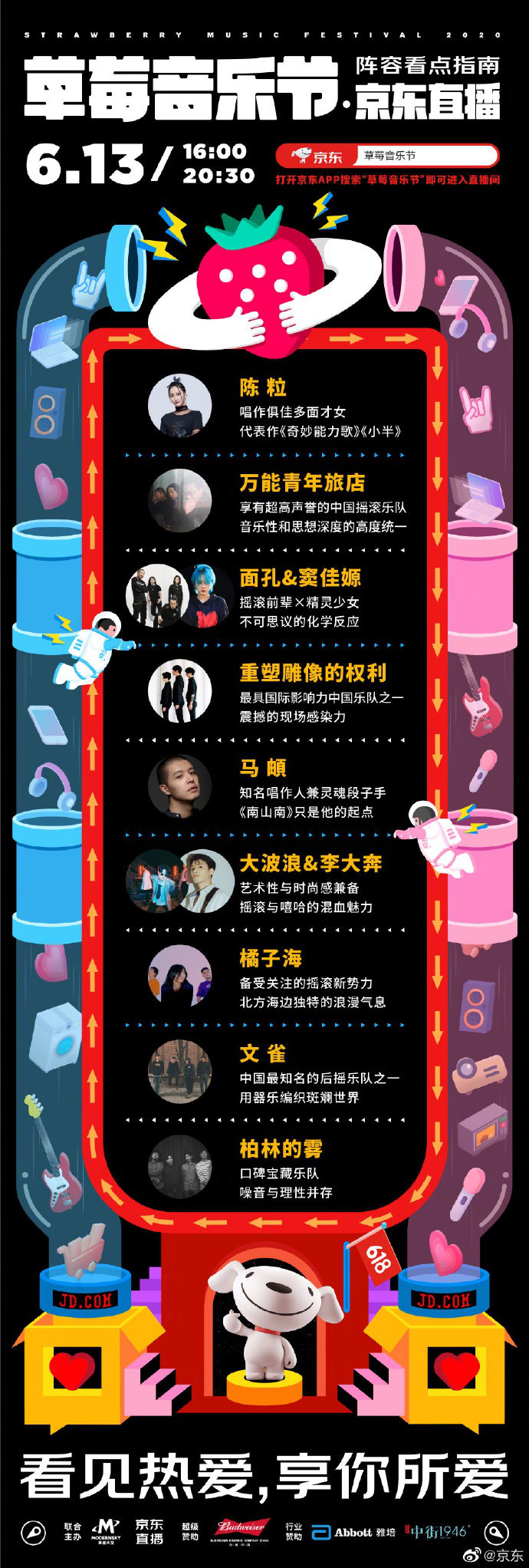 没有热搜的日子,乐迷为了宣传草莓音乐节也是操碎了心