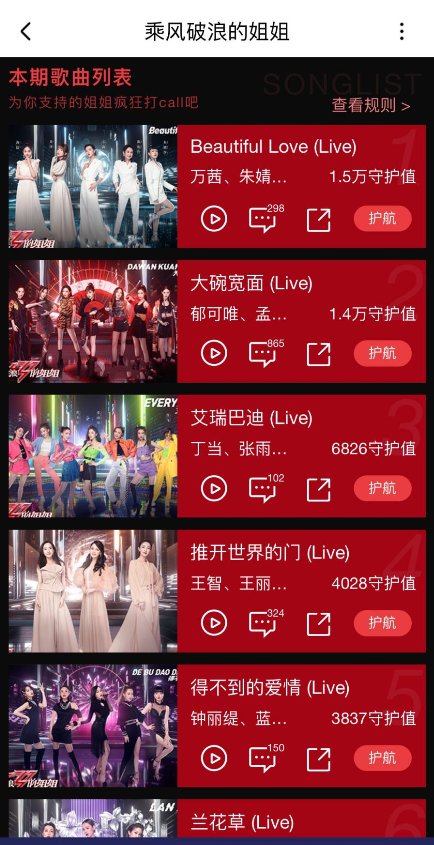 《乘风破浪的姐姐》首次公演舞台,万茜五人团获酷狗榜首