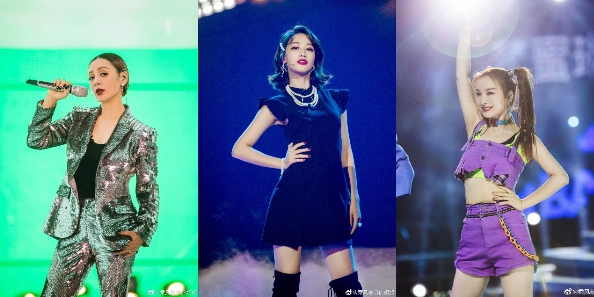 《乘风破浪的姐姐》首次公演舞台,万茜五人团获酷狗榜首