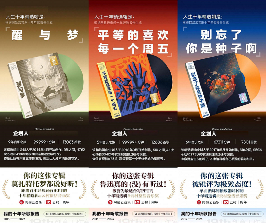 图片2.png 网易云音乐十周年:康姆士主唱李永驻、播客主播王东获选十大村民